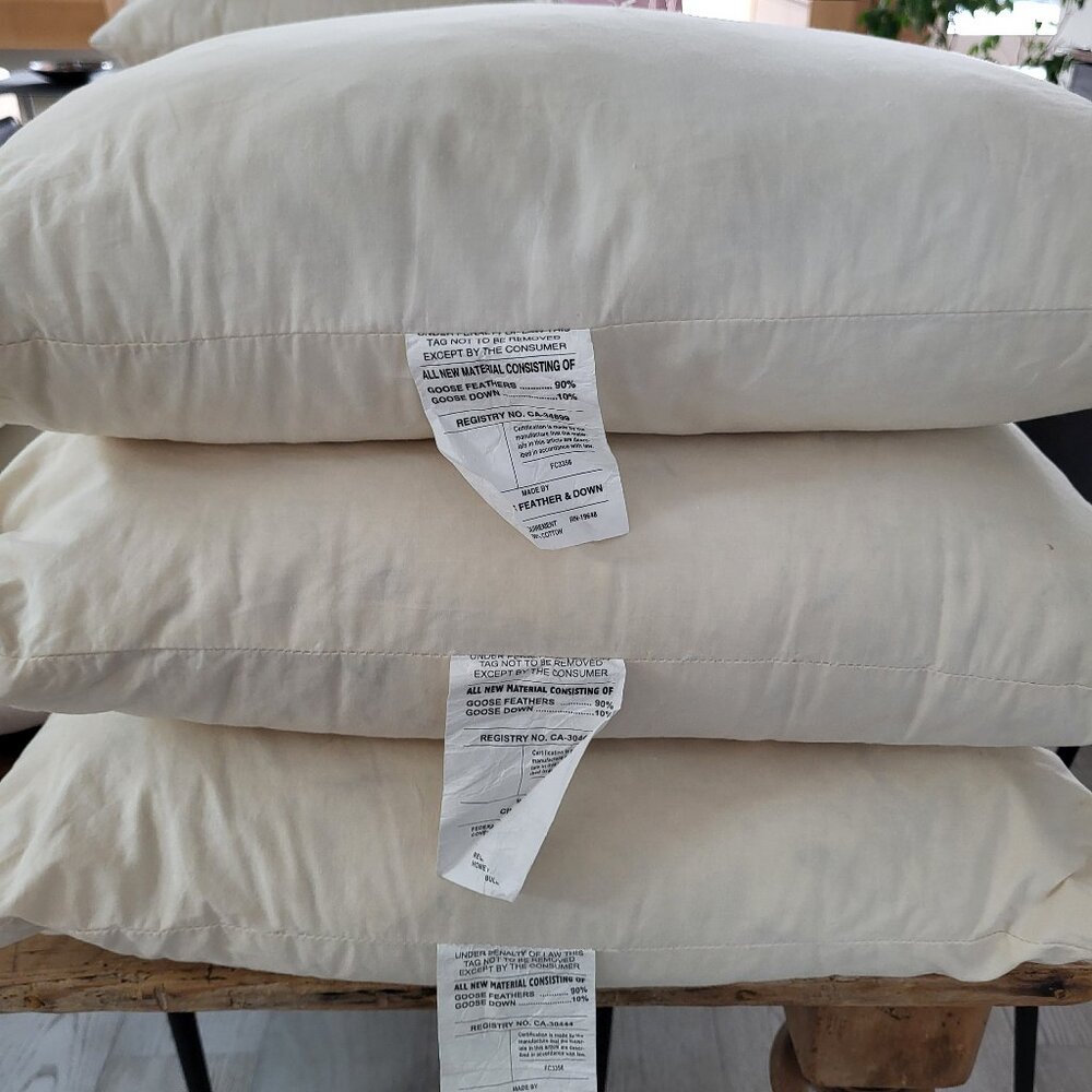 Down Pillow Inserts 90% Goose Feathers 10% Down